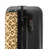 Lichtbruin luipaardpatroon NBS - Handbagage koffer - Kinderen Unisex middel -slot