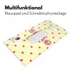 Swag - Roze - Stippen - Geel Muismat XXL klein -ysfeer4_duits