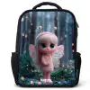 Fairy - Bos - Glitters Rugzak - Zwart middel -3d