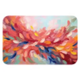 Bloemen - Abstract - Kunst - Modern Badmat klein -3d