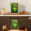 Voetbal - Groen - Omhaal Light Box met kabel (Kinderlampje) klein -sfeer3_kind