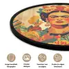 Vrouwelijk - Bloemen - Sieraden Fotolijst rond zonder passe partout klein -closeup_NL