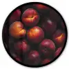 Fruit - Close up - Nectarines Fotolijst rond zonder passe partout klein -3d