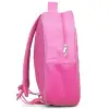 Leeuw met blauwe ballon Kinderrugzak - Roze middel -zijkant
