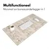 Slang - Patroon - Beige Muismat XXL klein 681 -sfeer4
