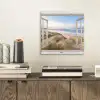 Doorkijk - Zee - Strand - Duinen aluminium wit klein -sfeer1
