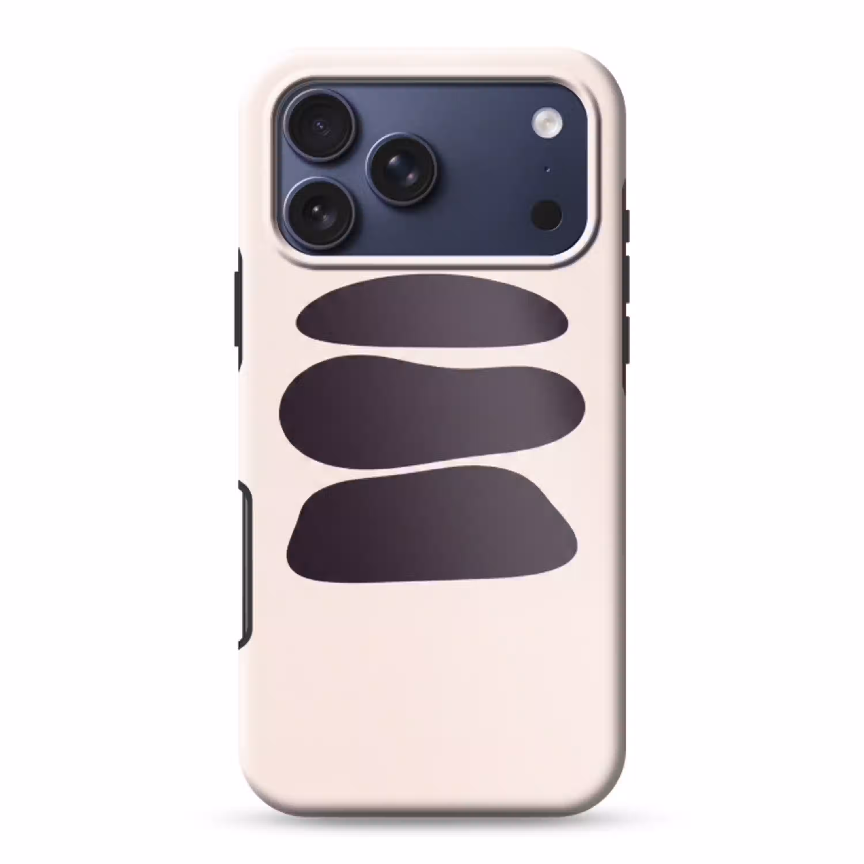 Vormen - Organisch - Zwart Toughcase MagSafe Apple iPhone 17 Pro Max klein -3d
