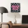 Panterprint - Zwart - Neonletters - Roze plexiglas 5mm klein -sfeer6