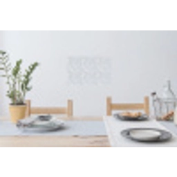 Grijs - Terrazzo-effect - Beton Muursticker klein 286 -eettafel