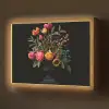 Tulpen - Bessen - Boeket - Vaas Light Box met batterij (Wandlamp) middel -z3d_website