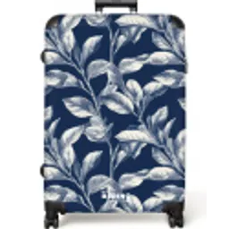 Botanisch - Patroon - Blauw NBS - Large koffer - Volwassenen Unisex groot -zzzzzzzzkaufland2