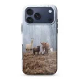 Boerderijdieren - Groep - Mist - Natuur - Rustiek Toughcase MagSafe Apple iPhone 17 Pro Max klein -3d