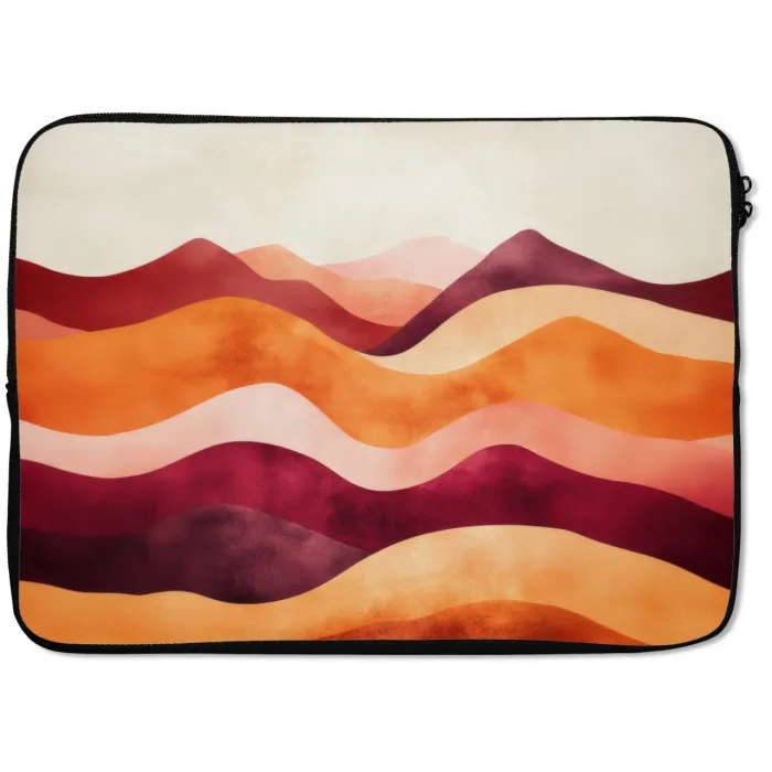 Abstract - Landschap - Golven laptophoes neopreen klein -zkaufland3dotto