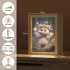 Teddybeer - Bloemenkrans - Vlinders - Elfenvleugels Light Box met kabel klein -USP_NL