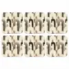Abstract - Patroon - Bogen onderzetter kurk middel 366 -3d