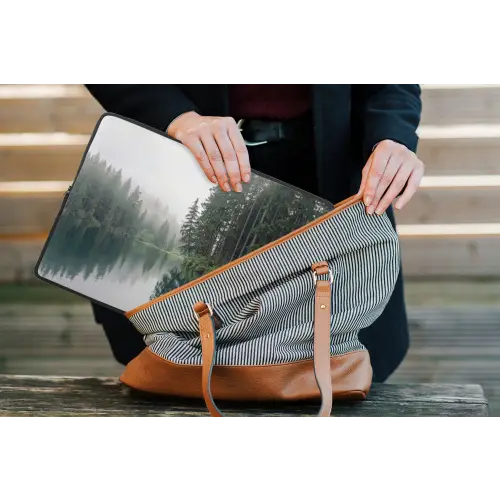 Bergen - Meer - Bos laptophoes neopreen klein -tas