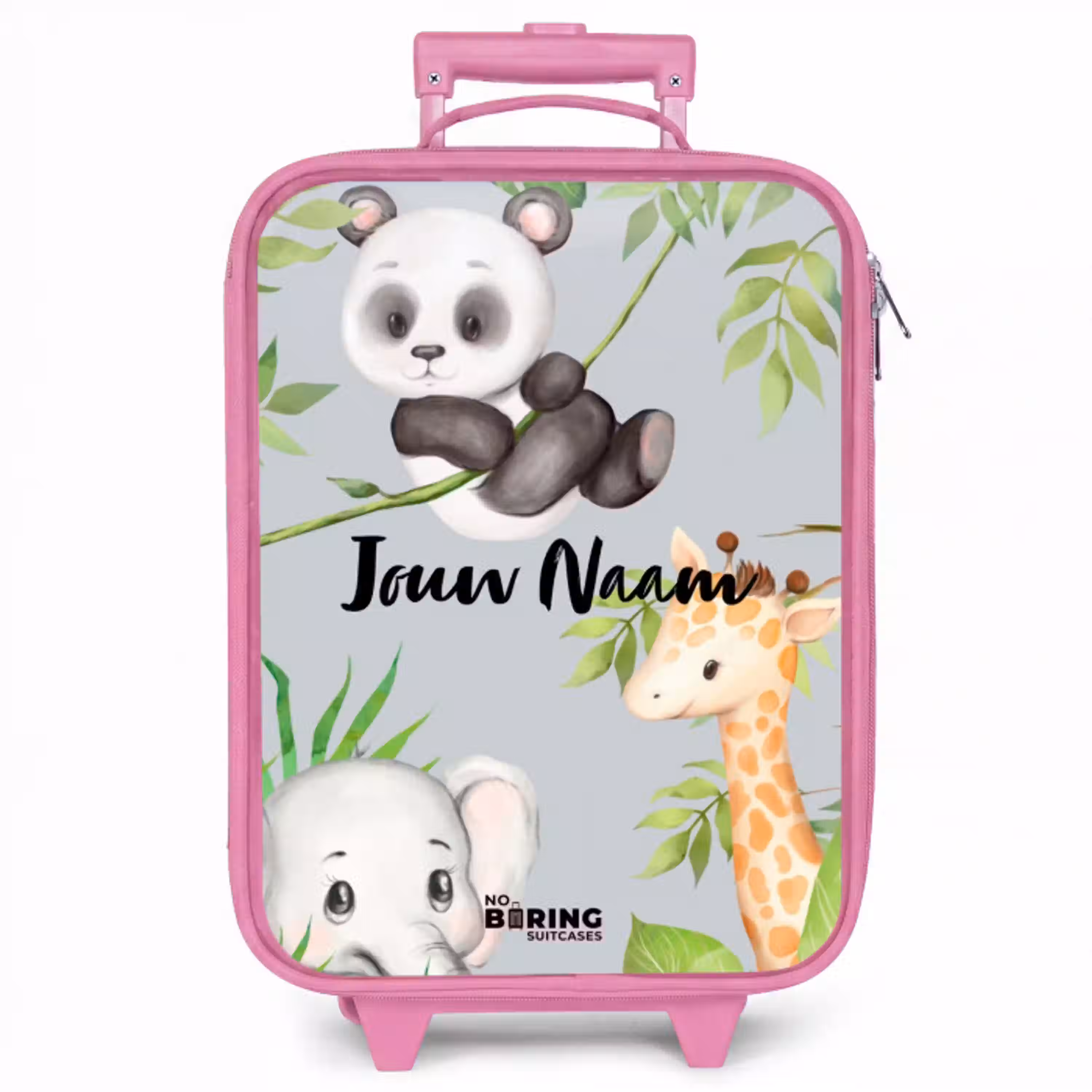 Diertjes in de jungle Kinderkoffer - Roze klein -zzz_website3d