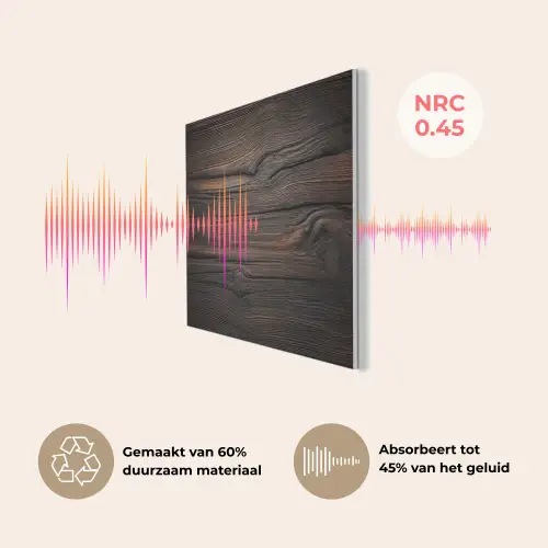 Hout - Grillige nerven PET vilt klein -USP_NL