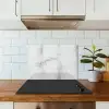 Beton - Grijs - Wit keuken achterwand spatscherm klein -sfeer2