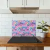 Regenbogen - Bloemen - Kleurrijk - Wolken keuken achterwand spatscherm klein -sfeer2
