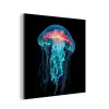Kwal - Tentakels - Blauw - Licht aluminium wit klein -3d