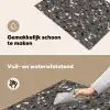 Terrazzo -  Patroon - Grijs Inductie beschemer met haakjes klein 777 -ky-schoon-nl