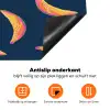 Banaan - Tropisch - Blauw - Patroon Inductie beschermer vinyl 3mm klein 276 -zzzzzzz-td-onderkant