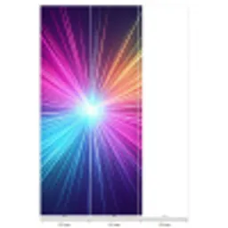 Abstract - Light - Burst - Modern - Colorful Behang Vinyl klein -USP_banen
