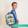 Piraat op een eiland met een schat Kinderrugzak - Blauw middel -sfeer3_FR