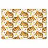 Vrolijk - Tijgerkatten - Bloemen Placemat vinyl groot 368 -zzsfeer1_Kitchenyeah-website