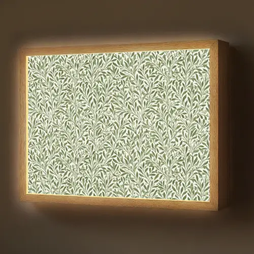 Botanisch - Takken - Groen Light Box met batterij (Wandlamp) middel 907 -z3d_website