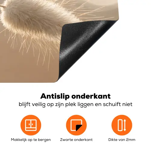 Hazestaartgras - Graanharen - Zonlicht Inductie beschermer vinyl 3mm klein -zzzzzzz-td-onderkant