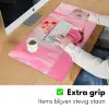 Roze - Bloemen - Cowboy Muismat XXL klein -sfeer3