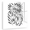 Bladeren - Planten - Bohemian - Wit - Abstract plexiglas 5mm klein -zzzproduct_nieuw