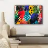 Bladeren - Vormen - Abstract - Kleurrijk canvas 2cm klein -sfeer6