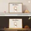 Paard - Manen - Bloemen - Stippen Light Box met batterij (Wandlamp kind) middel -sfeer3_kind