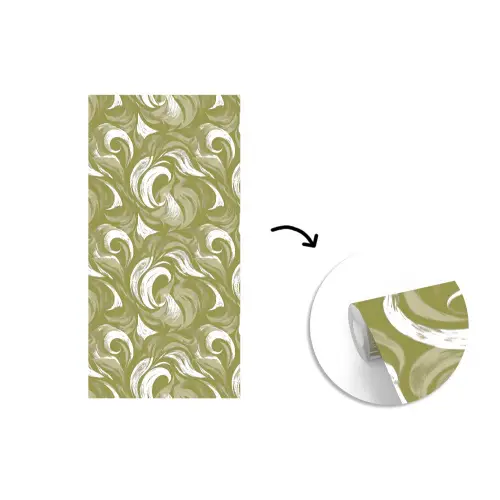 Abstract - Textuur - Groen fotobehang vinyl groot 64 -3d