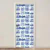 Huizen - Schepen - Blauw deurposter klein 289 -3d_beige