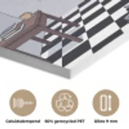 Half human, Half Coffee - Infuus - Koffie PET vilt klein -closeup_NL