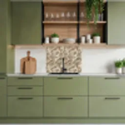 Waaierstructuren - Beige - Vezeltextuur keuken achterwand 2 middel 865 -sfeer3