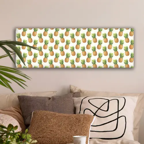 Vintage - Ananas - Blad canvas 2cm klein 828 -sfeer1