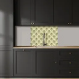 Klassiek - Waaier - Groen keuken achterwand 2 middel 865 -sfeer1