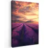 Lavendelveld - Zonsondergang - Paars canvas 2cm klein -z3d