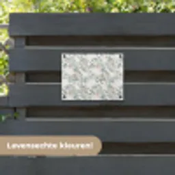 Monstera - Palmblad - Jungle - Tropisch tuinposter los doek klein -sfeer3