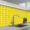 Stippen - Modern - Geel keuken achterwand 2 middel 871 -3d_schuin