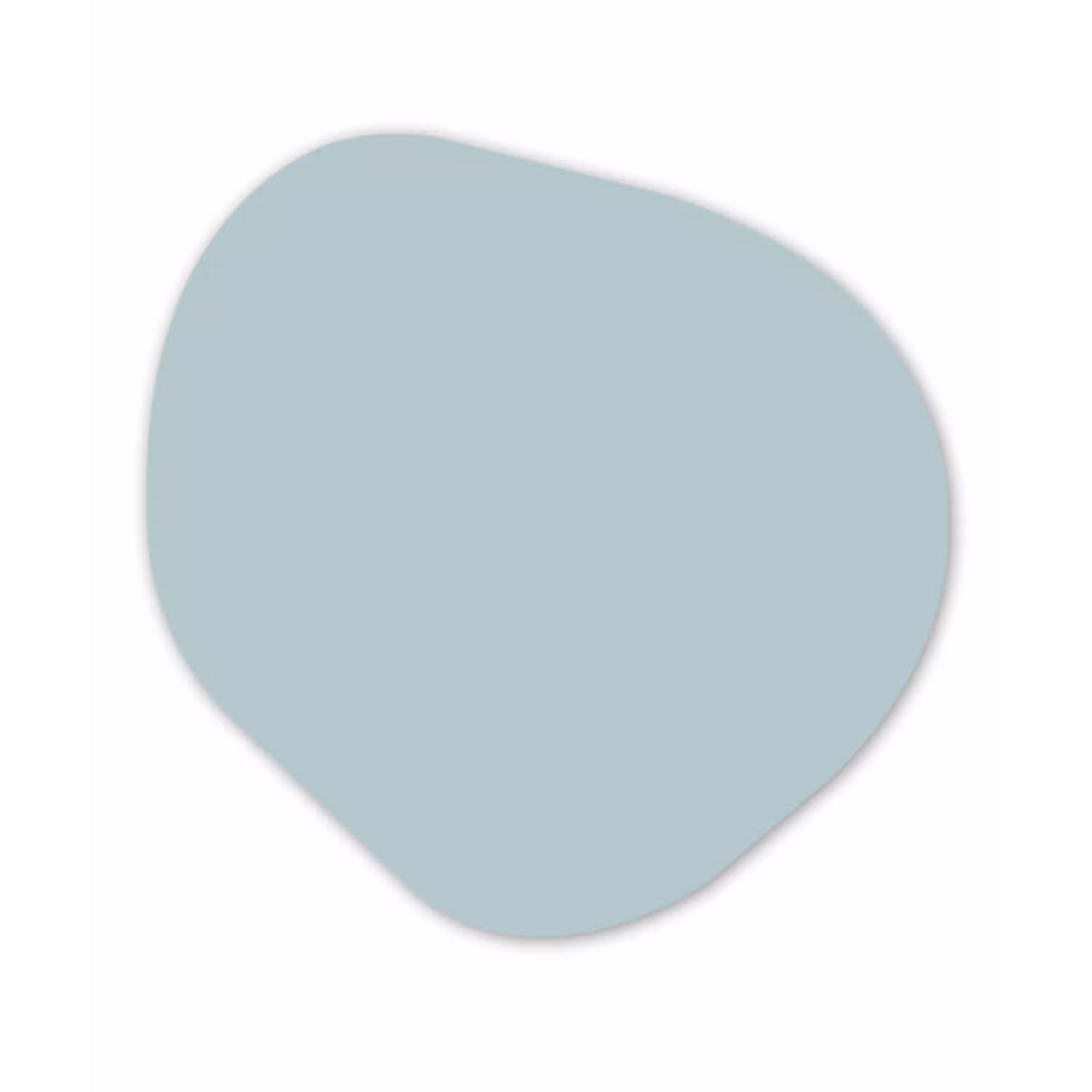 Slate - Blue - Blauw Wandcirkel Organisch Forex 3mm klein 629 -3d
