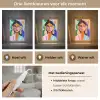 Portret - Vrouw - Modern Light Box met kabel (Tafellamp) klein -USP_lichtkleurNL