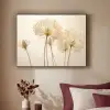 Zonlicht - Paardenbloem - Botanisch - Bloemen Textielframe zwart klein -sfeer1