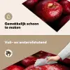 Rood - Appels - Fruit Inductie beschemer met haakjes klein -ky-schoon-nl