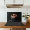 Groot - Bloemen - Vaas - Boeket keuken achterwand spatscherm klein -sfeer2